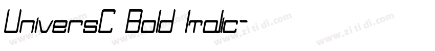 UniversC Bold Italic字体转换 UniversC Bold Italic字体转换